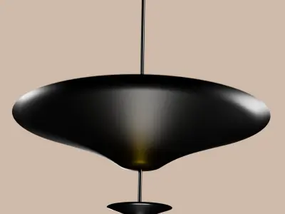 Modern Pendant Lights 2 - Ceiling Lights Low-poly 3D model