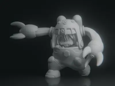 Hatsune Miku Zgok 3D print model