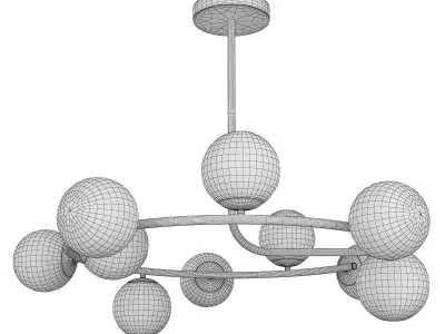 KEONA chandelier Low-poly 3D model