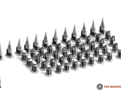 Misc - Trench Crusade Heads 3D print model