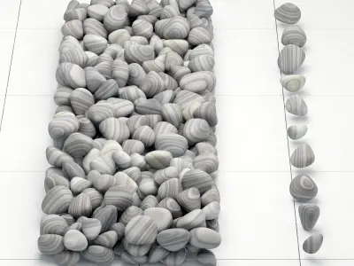 Pebble color part three 3D model