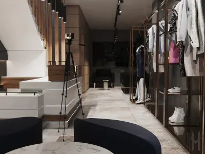clothes shop 3D model