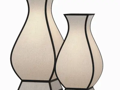 Molto Pagoda Table Lamps 3D model