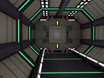 Sci Fi Interior  3D model