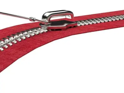 zip model zipper Free 3D model