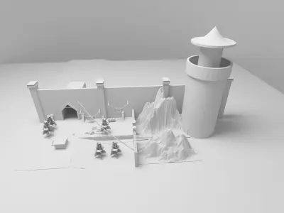 enviorment city 3D model