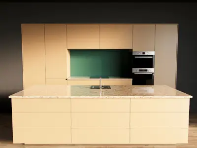 102-Kitchen6 matte 9 3D model
