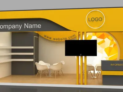 exhibition  3D model