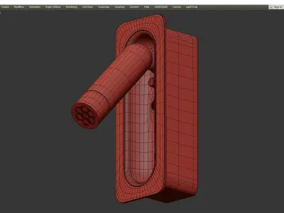 Ledtube  Mini Wall Sconce Low-poly 3D model