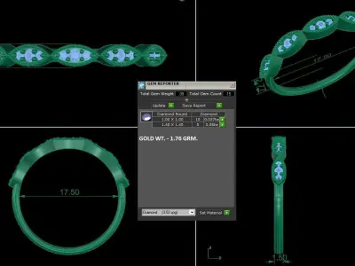 Women Ring 3D print model