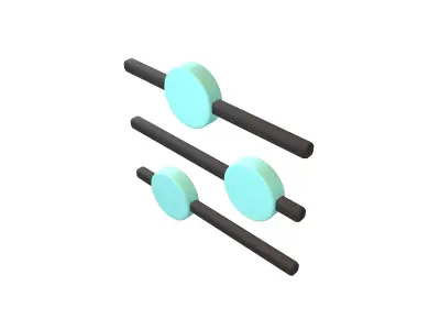 Setting Symbol v4 003 Low-poly 3D model