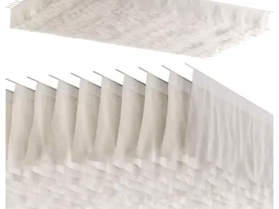 decorative fabric ceiling 2 3D model