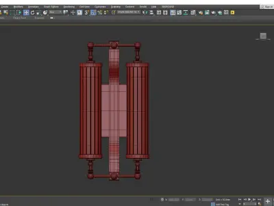 Regis 2 Light Wall Sconce Low-poly 3D model