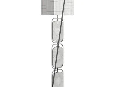 Esther Floor Lamp Low-poly 3D model