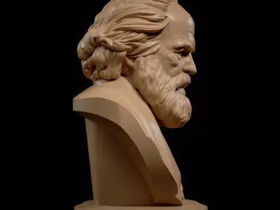 Karl Marx Bust  3D print model