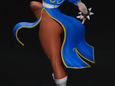 Chun li - D1 - STL 3D print model