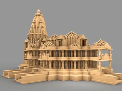 Somnath Temple 3D print model
