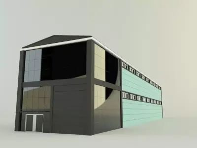 3d building 586 3D model