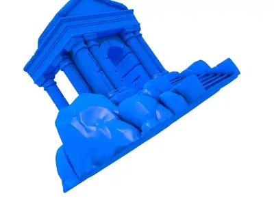 Stone Temple -  Ancient Stone Temple - temple  3D print model