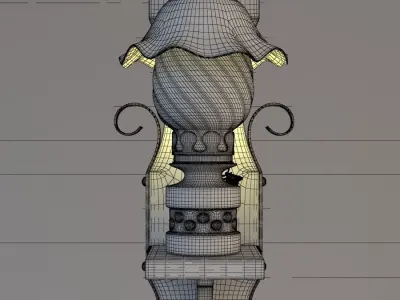 Kerosene Lamp 3D model