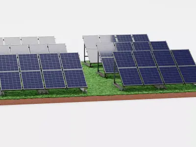 -Solar Farm V4- 3D model