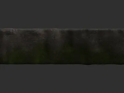 Cave Wall 3 - Moss 1 Low-poly 3D model