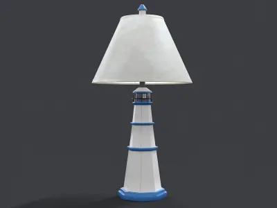 Lighthouse table lamp 3D model