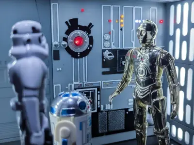 Set 1e - Death Star Alcove 2 1-6 scale Hottoys 3D print model