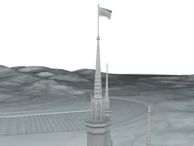 Disney Castle 3D model