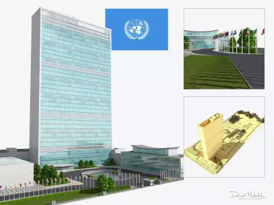 United Nation Headquarter  3D model