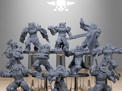 Socratis Corrupted Mutants 3D print model