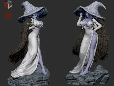 Ranni statue of witch 3D print model