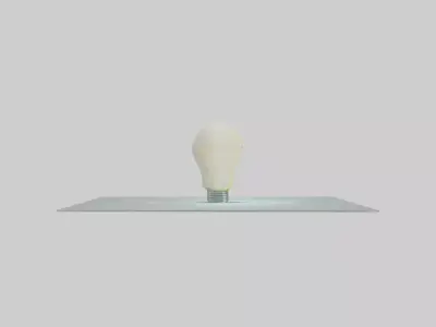 Cartoon Light Bulb model 3D model