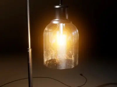 LO Poly Lamp Low-poly 3D model