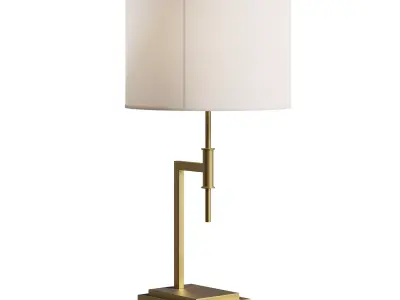 Pottery Barn Atticus Metal Table Lamp 3D model
