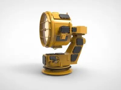 marine searchlight 3D model