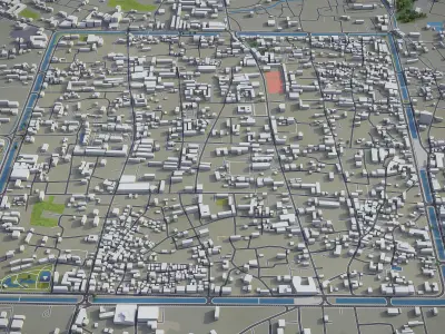 Chiang Mai  Low-poly 3D model