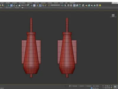 Cormac Sconce Low-poly 3D model