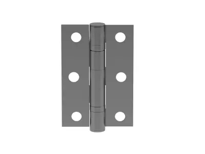 Matt Black Hinge 3D model