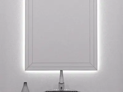 Illuminated Mirror 11 3D model