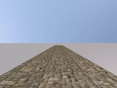 Low Poly Medieval Bridge Low-poly 3D model