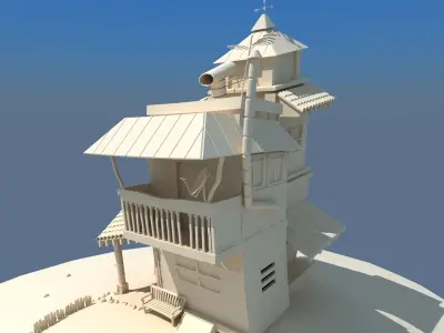 Funny House 3D model