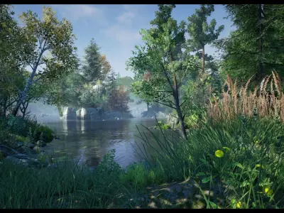 Nature Package Low-poly 3D model