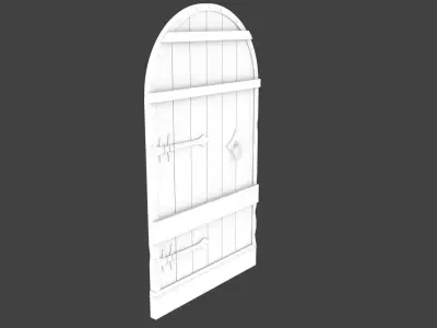 Medieval Door 3D model