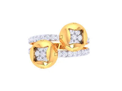Women Ring  Render 3dm STL OBJ FBX Details 3D print model 159