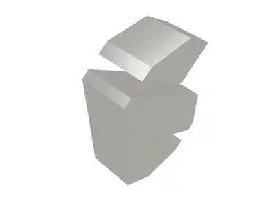 Sci-Fi Number 6 v1 010 Low-poly 3D model