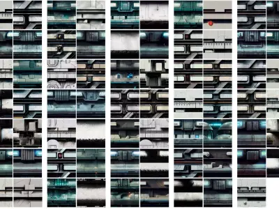 Textures of Sci-Fi Pattern Vol 01 Texture