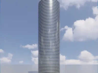 Parametric Building 1b2 3D model