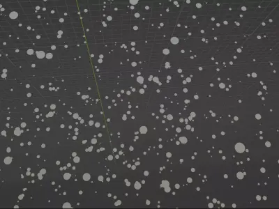 Snow Falling 3D model