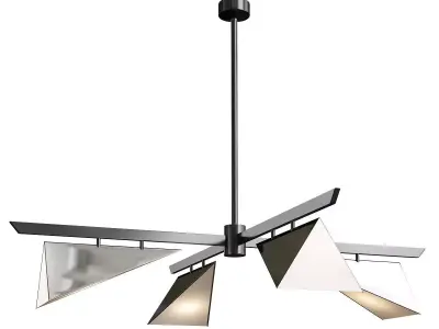 KITE CHANDELIER Low-poly 3D model